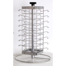 Durable Desktop Metal Wire Eyewear Store Metal Rotating 32 Pairs Eyewear Eyeglass Display Rack